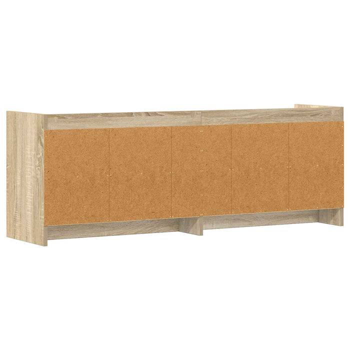 Cabinet TV 135 x 33 x 47 cm Stejar Sonoma Lemn prelucrat WALTI