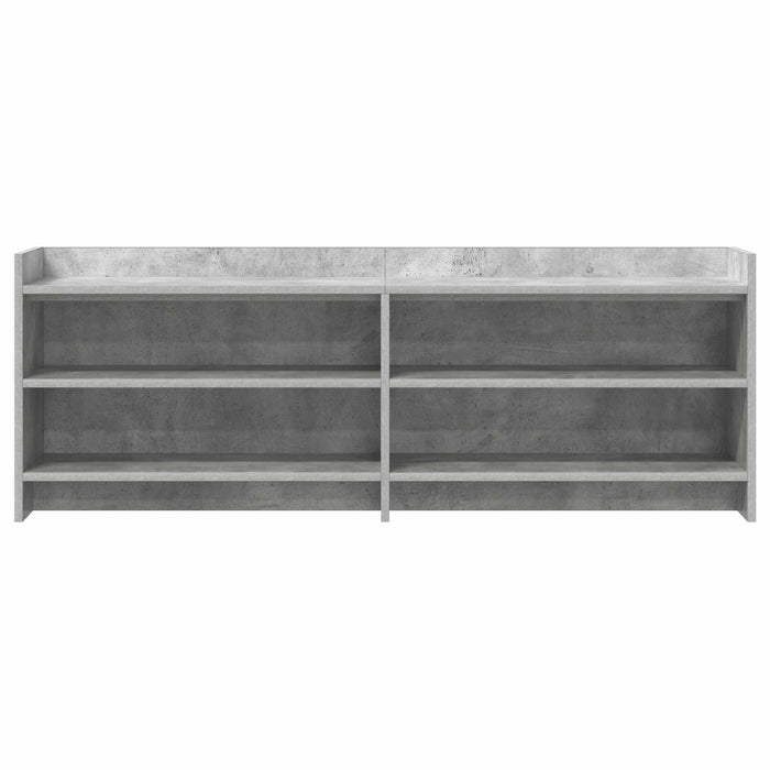 Cabinet TV 135 x 33 x 47 cm Gri Beton Lemn prelucrat WALTI