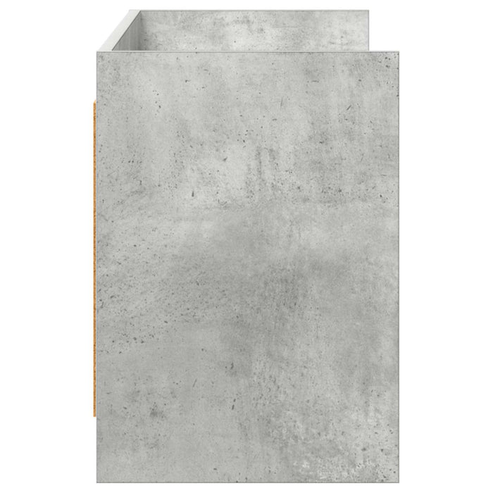 Cabinet TV 135 x 33 x 47 cm Gri Beton Lemn prelucrat WALTI