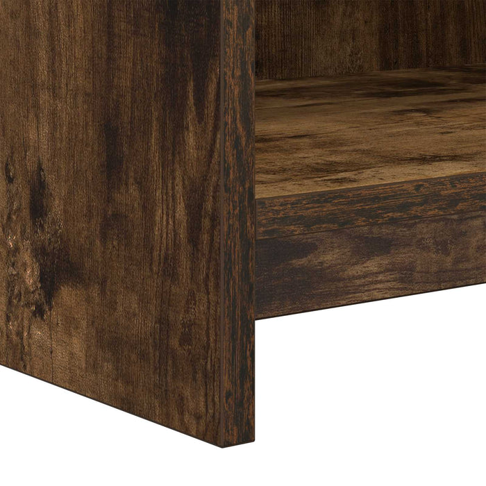 Cabinet TV 135 x 33 x 47 cm Stejar fumuriu Lemn prelucrat WALTI