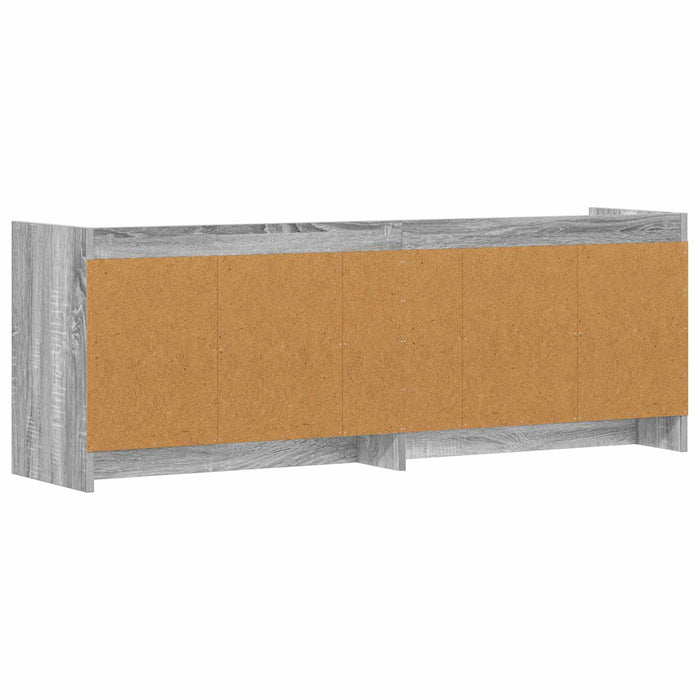 Cabinet TV 135 x 33 x 47 cm Sonoma gri Lemn prelucrat WALTI