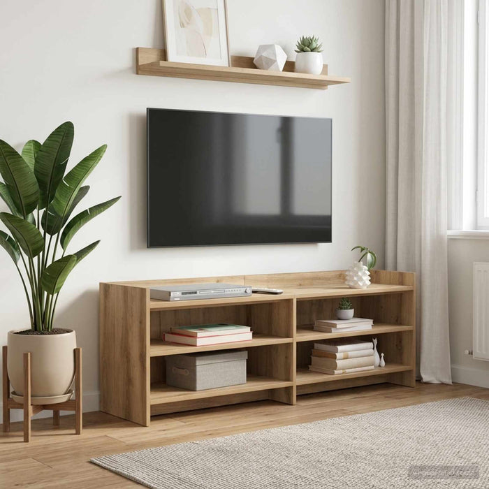 Cabinet TV 135 x 33 x 47 cm Stejar Artizanal Lemn prelucrat - WALTI WALTI