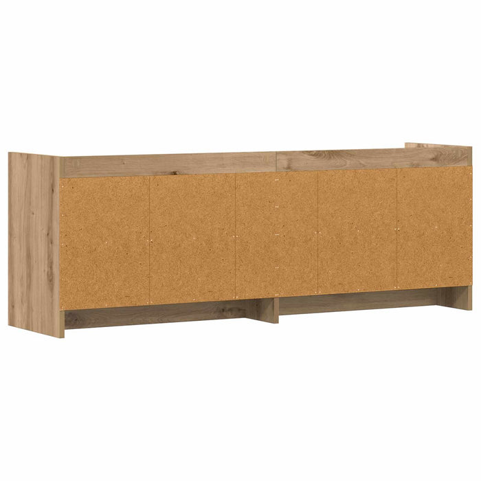 Cabinet TV 135 x 33 x 47 cm Stejar Artizanal Lemn prelucrat WALTI