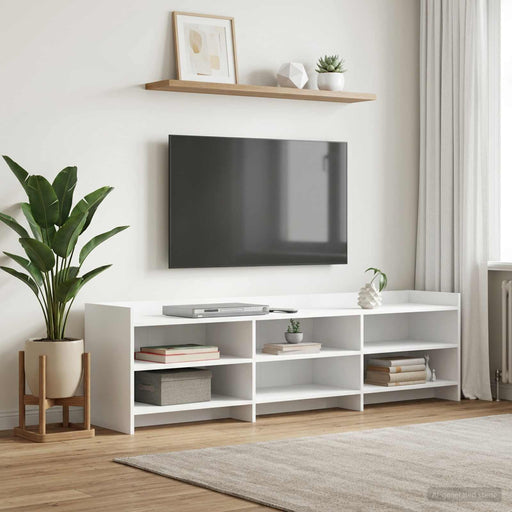 Cabinet TV 168 x 33 x 47 cm Alb Lemn prelucrat - WALTI WALTI