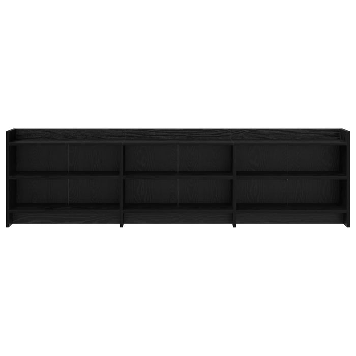 Cabinet TV 168 x 33 x 47 cm Stejar Negru Lemn prelucrat WALTI