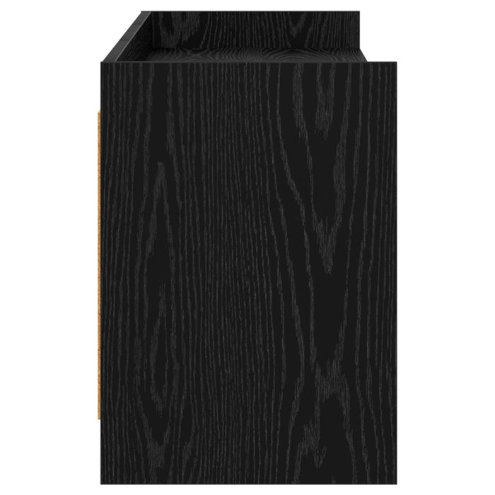Cabinet TV 168 x 33 x 47 cm Stejar Negru Lemn prelucrat WALTI