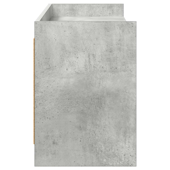 Cabinet TV 168 x 33 x 47 cm Gri Beton Lemn prelucrat WALTI