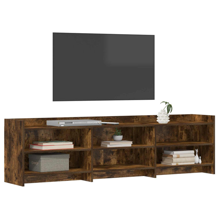 Cabinet TV 168 x 33 x 47 cm Stejar fumuriu Lemn prelucrat WALTI