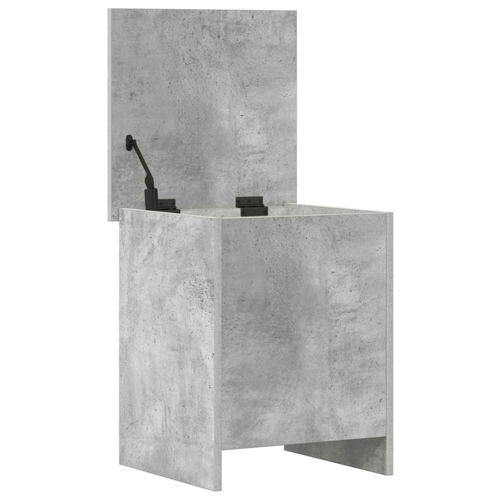Sertar de depozitare Gri Beton 40 x 40 x 50 cm Lemn prelucrat WALTI