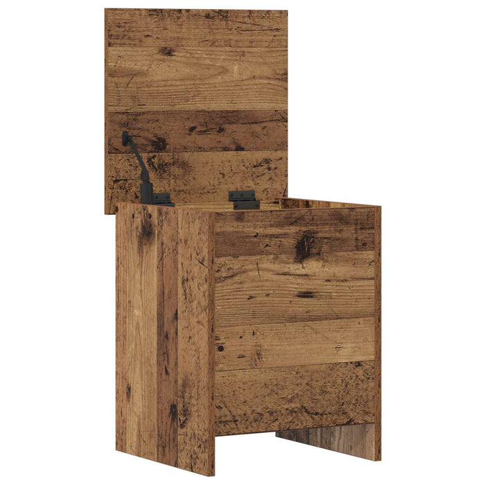 Sertar de depozitare Lemn vechi 40 x 40 x 50 cm Lemn prelucrat - WALTI WALTI