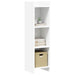 Bibliotecă Alb 30 x 30 x 111 cm Lemn prelucrat - WALTI WALTI