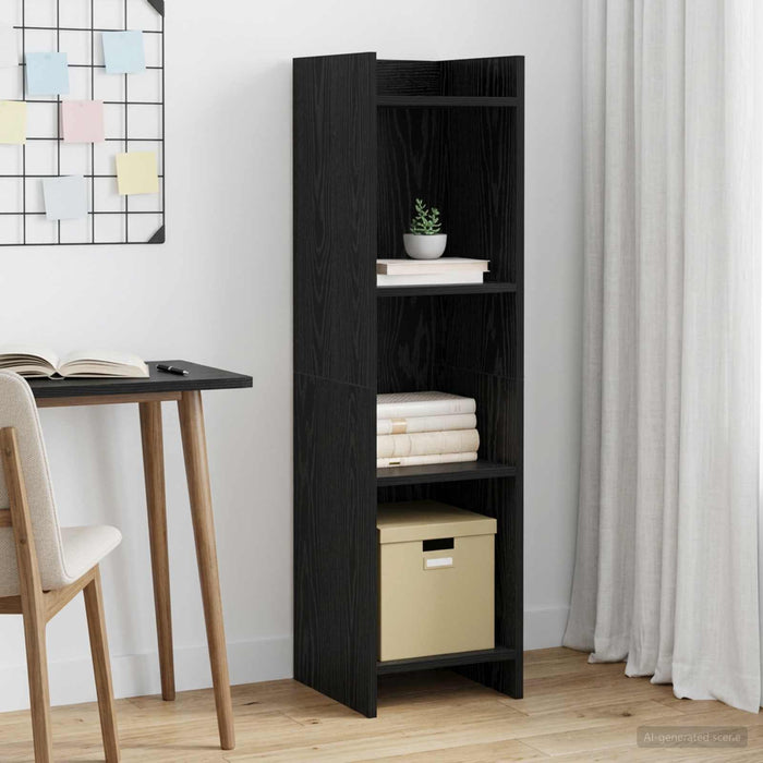 Bibliotecă Stejar Negru 30 x 30 x 111 cm Lemn prelucrat WALTI