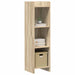 Bibliotecă Stejar Sonoma 30 x 30 x 111 cm Lemn prelucrat - WALTI WALTI
