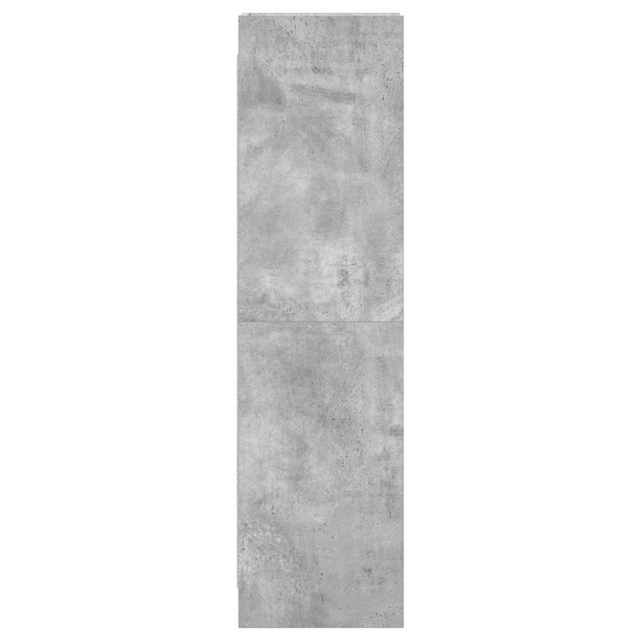 Bibliotecă Gri Concret 30 x 30 x 111 cm Lemn prelucrat WALTI