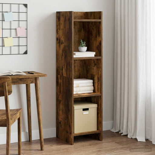 Bibliotecă Stejar fumuriu 30 x 30 x 111 cm Lemn prelucrat - WALTI WALTI