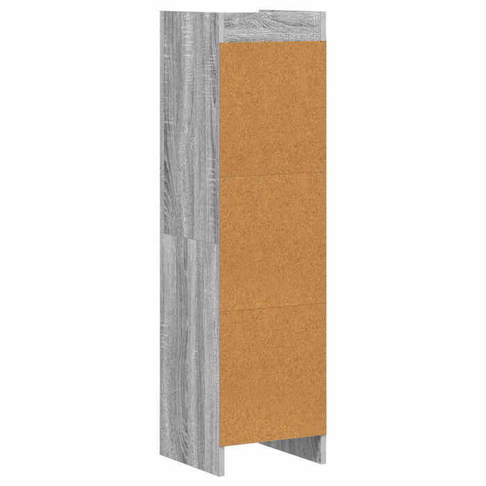 Bibliotecă Sonoma gri 30 x 30 x 111 cm Lemn prelucrat WALTI