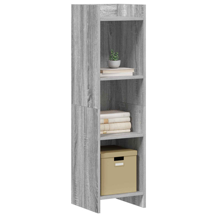 Bibliotecă Sonoma gri 30 x 30 x 111 cm Lemn prelucrat WALTI