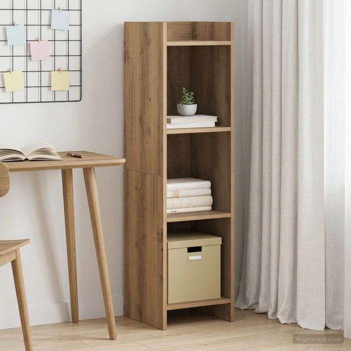 Bibliotecă 3 niveluri 30 x 30 x 111 cm Lemn prelucrat - WALTI WALTI