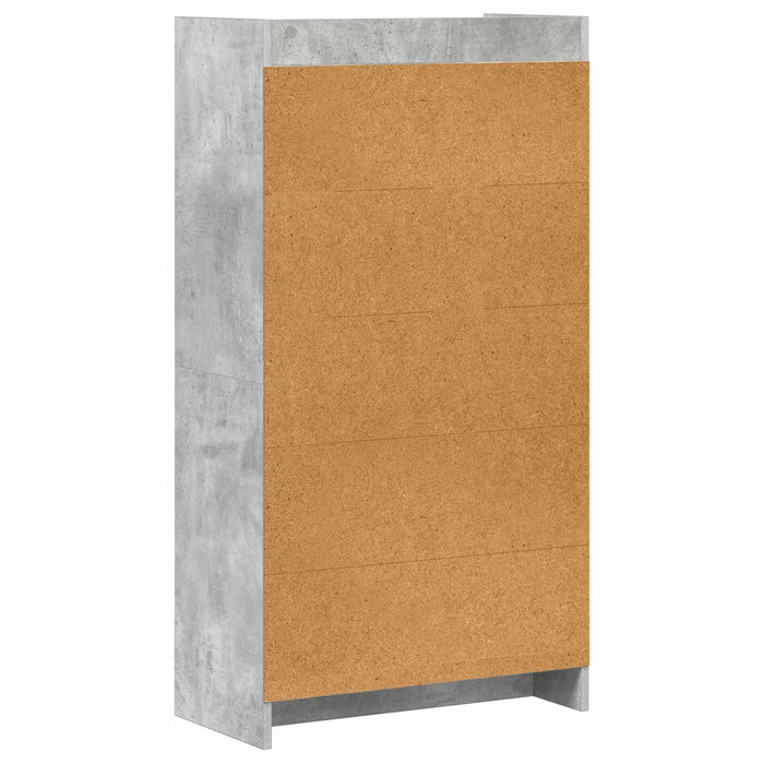 Bibliotecă Gri Concret 59 x 30 x 111 cm Lemn prelucrat WALTI