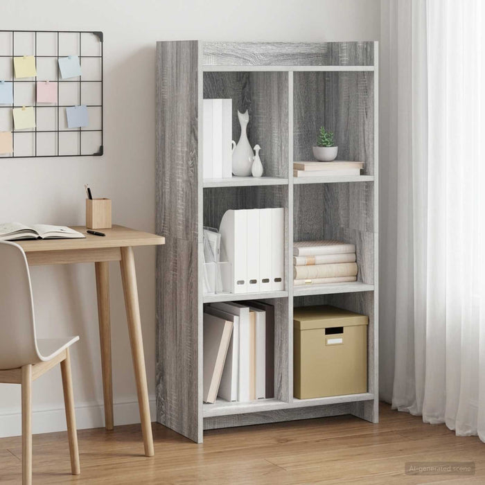 Bibliotecă Sonoma gri 59 x 30 x 111 cm Lemn prelucrat WALTI