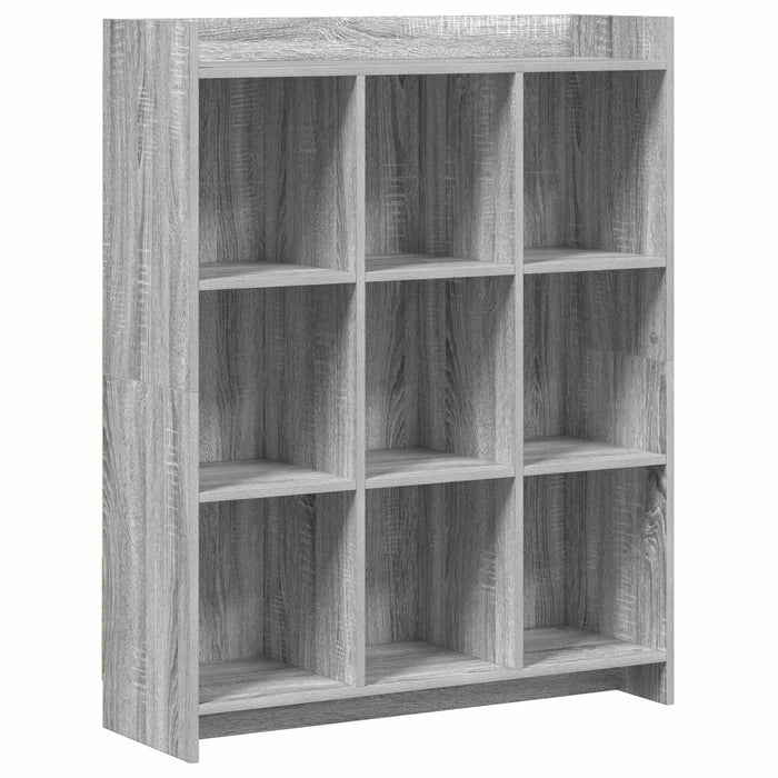 Bibliotecă Sonoma gri 87,5 x 30 x 111 cm Lemn prelucrat WALTI