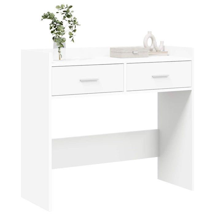 Masă de consolă Alb 90 x 35 x 80 cm Lemn prelucrat WALTI