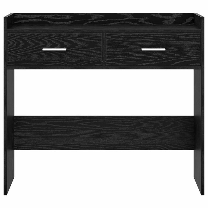 Masă de consolă Stejar Negru 90 x 35 x 80 cm Lemn prelucrat WALTI