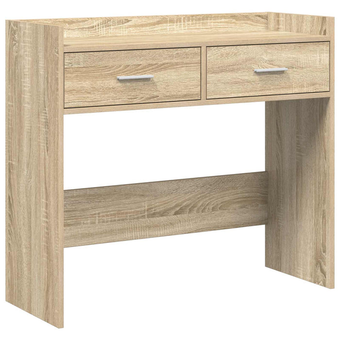 Masă de consolă Stejar Sonoma 90 x 35 x 80 cm Lemn prelucrat WALTI