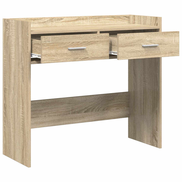 Masă de consolă Stejar Sonoma 90 x 35 x 80 cm Lemn prelucrat WALTI