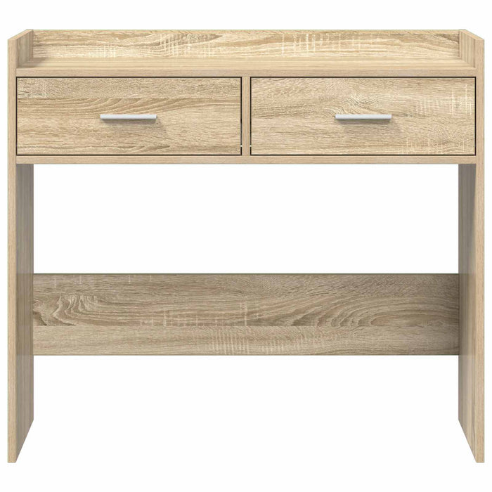 Masă de consolă Stejar Sonoma 90 x 35 x 80 cm Lemn prelucrat WALTI