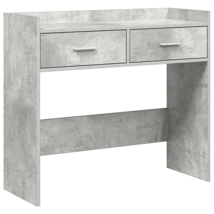 Masă de consolă Gri Beton 90 x 35 x 80 cm Lemn prelucrat WALTI