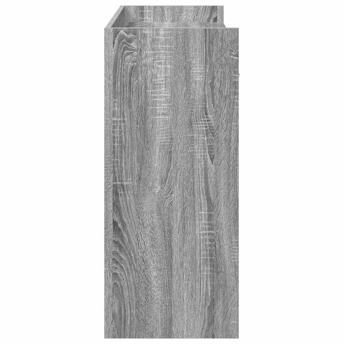 Masă de consolă Sonoma gri 90 x 35 x 80 cm Lemn prelucrat WALTI