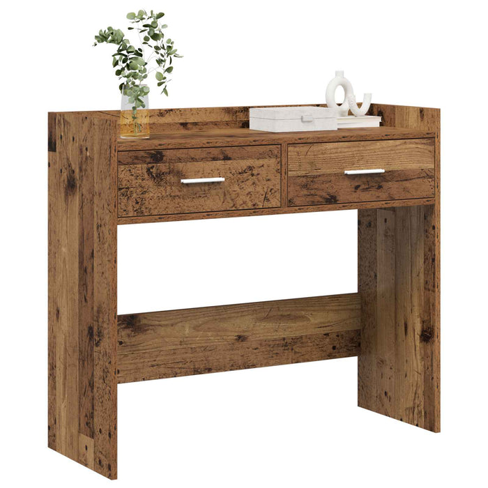 Masă de consolă Lemn vechi 90 x 35 x 80 cm Lemn prelucrat WALTI