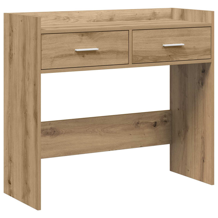 Masă de consolă Stejar Artizanal 90 x 35 x 80 cm Lemn prelucrat WALTI