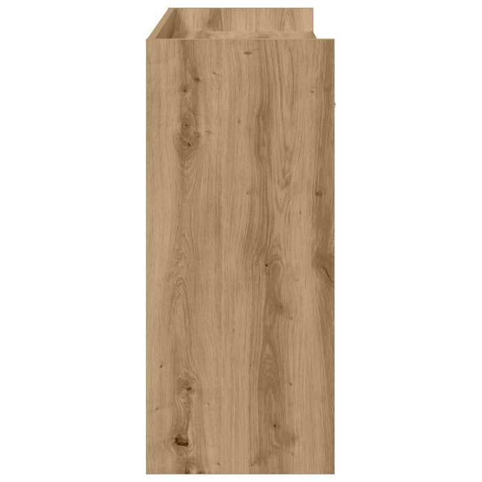 Masă de consolă Stejar Artizanal 90 x 35 x 80 cm Lemn prelucrat WALTI