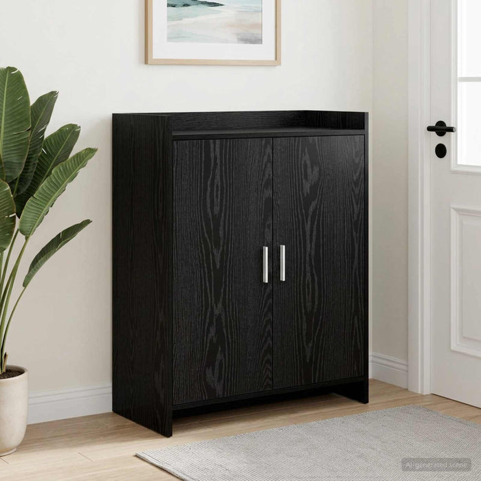 Dulap pentru pantofi cu ușă Stejar Negru 73,5 x 36 x 92 cm - WALTI WALTI