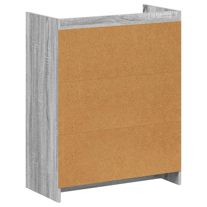 Dulap pentru pantofi cu depozitare Sonoma gri 73,5 x 36 x 92 cm WALTI