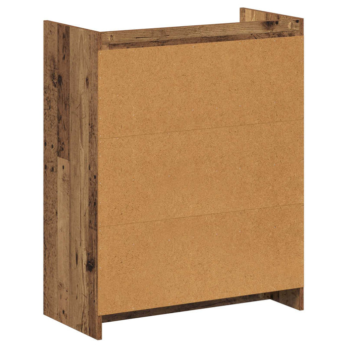 Dulap pentru pantofi cu depozitare Lemn vechi 73,5 x 36 x 92 cm WALTI