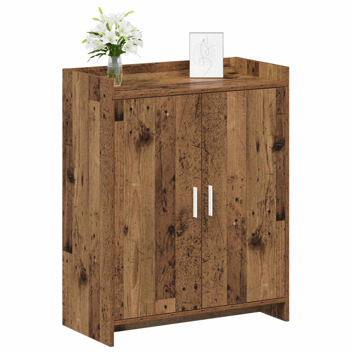 Dulap pentru pantofi cu depozitare Lemn vechi 73,5 x 36 x 92 cm WALTI