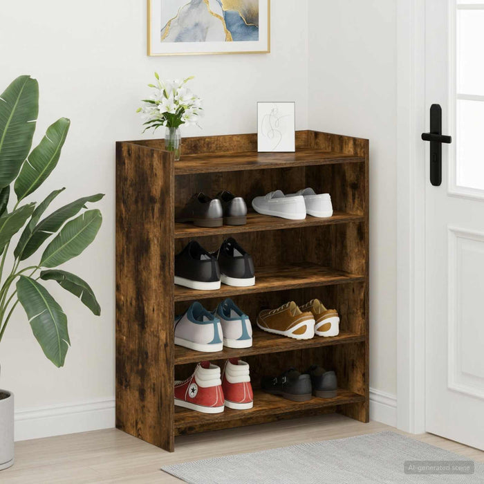 Dulap pentru pantofi Stejar fumuriu 73,5 x 36 x 92 cm WALTI