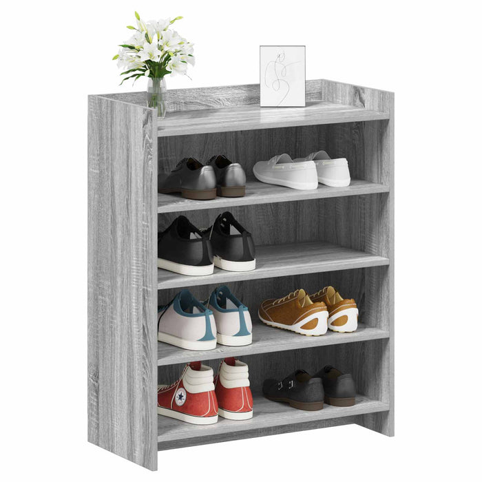 Dulap pentru pantofi cu depozitare Sonoma gri 73,5 x 36 x 92 cm WALTI