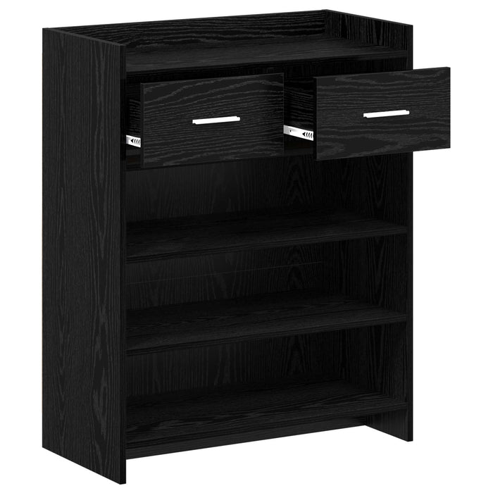 Dulap pentru pantofi cu sertar Stejar Negru 73,5 x 36 x 92 cm WALTI