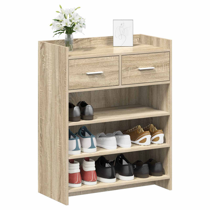 Dulap pentru pantofi cu sertar Stejar Sonoma 73,5 x 36 x 92 cm WALTI