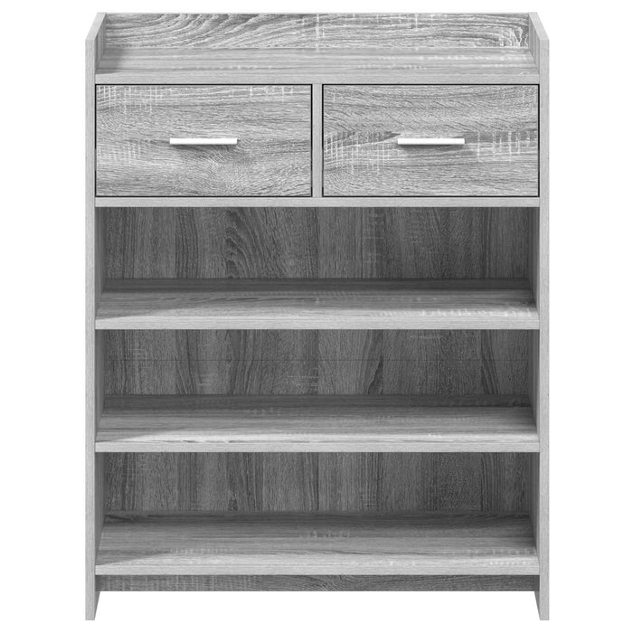Dulap pentru pantofi cu sertar Sonoma gri 73,5 x 36 x 92 cm WALTI