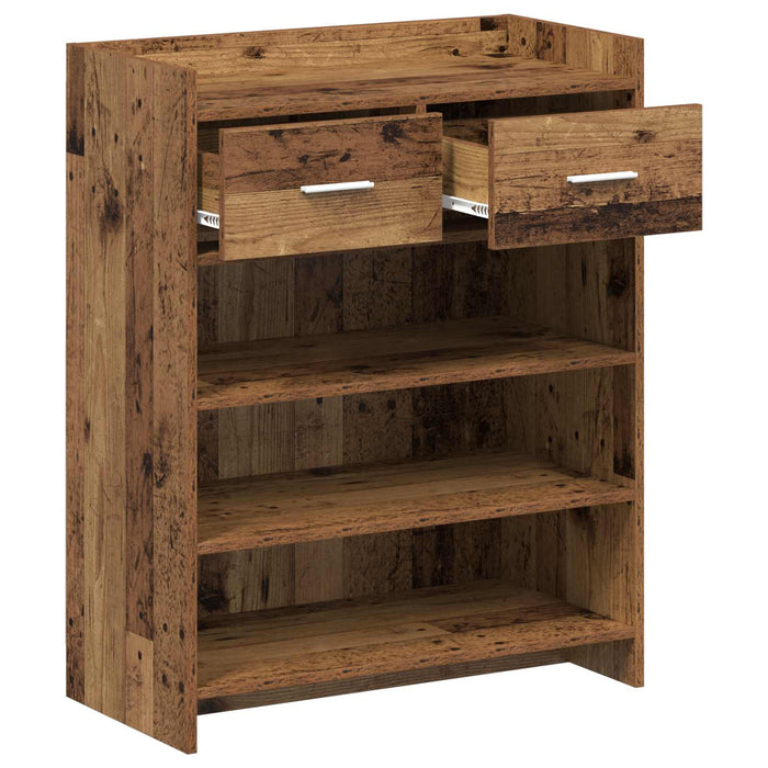 Dulap pentru pantofi cu sertar Lemn vechi 73,5 x 36 x 92 cm WALTI