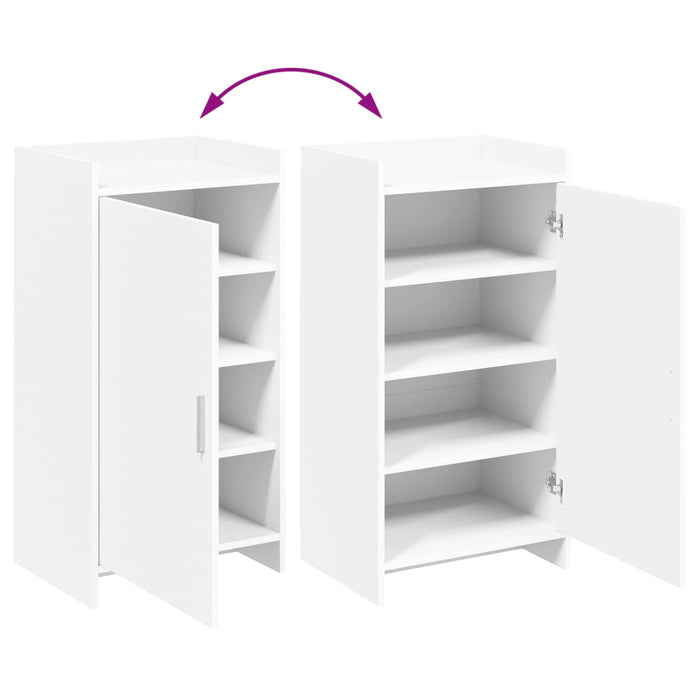 Dulap pentru pantofi cu ușă Alb 48 x 36 x 92 cm Lemn prelucrat - WALTI WALTI
