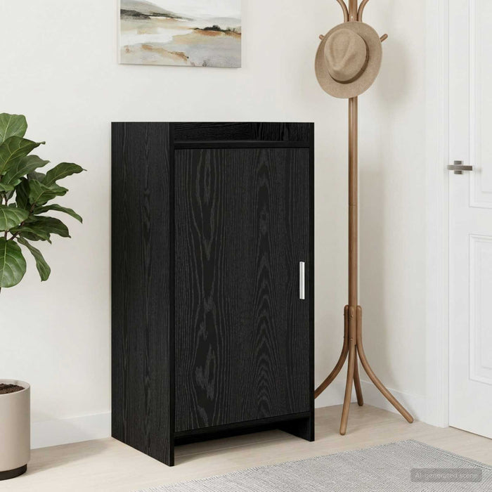 Dulap pentru pantofi cu depozitare Stejar Negru 48 x 36 x 92 cm WALTI