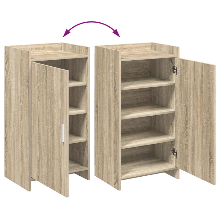 Dulap pentru pantofi cu ușă Stejar Sonoma 48 x 36 x 92 cm WALTI