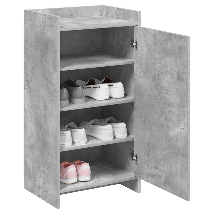 Dulap pentru pantofi Gri Beton 48 x 36 x 92 cm Lemn prelucrat - WALTI WALTI