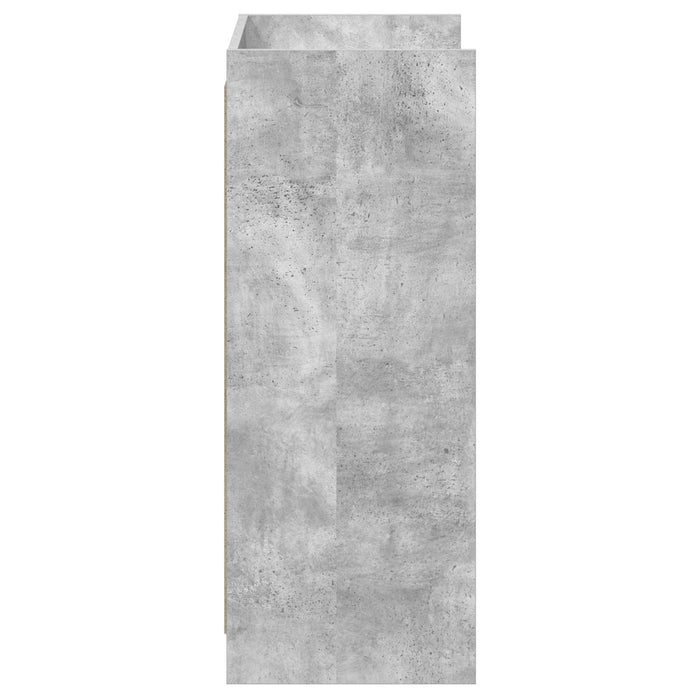 Dulap pentru pantofi Gri Beton 48 x 36 x 92 cm Lemn prelucrat - WALTI WALTI
